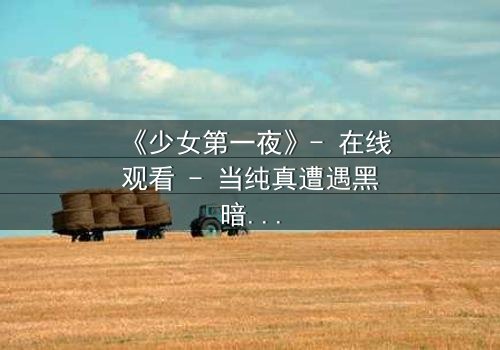 《少女第一夜》- 在线观看 - 当纯真遭遇黑暗,她如何抉择?