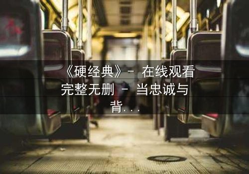 《硬经典》- 在线观看完整无删 - 当忠诚与背叛在枪火中交织