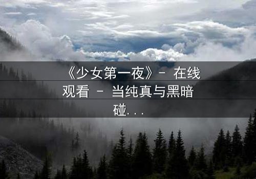 《少女第一夜》- 在线观看 - 当纯真与黑暗碰撞,谁将主宰她的命运?