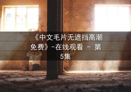 《中文毛片无遮挡高潮免费》-在线观看 - 第5集