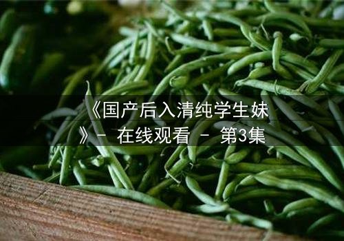 《国产后入清纯学生妹》- 在线观看 - 第3集