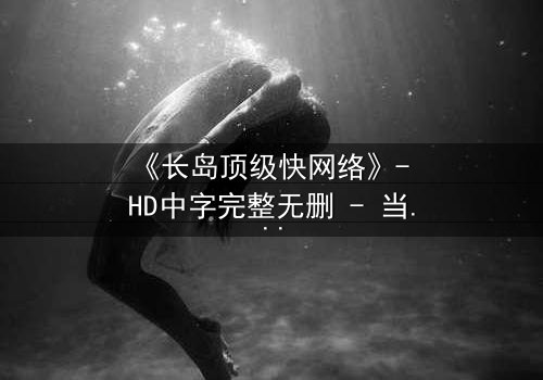 《长岛顶级快网络》- HD中字完整无删 - 当网络速度决定生死,谁能掌控命运?