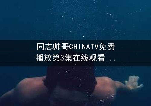 同志帅哥CHINATV免费播放第3集在线观看 - 当秘密爱情遇上家族风暴