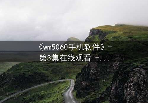 《wm5060手机软件》- 第3集在线观看 - 当代码觉醒,谁在操控你的手机?