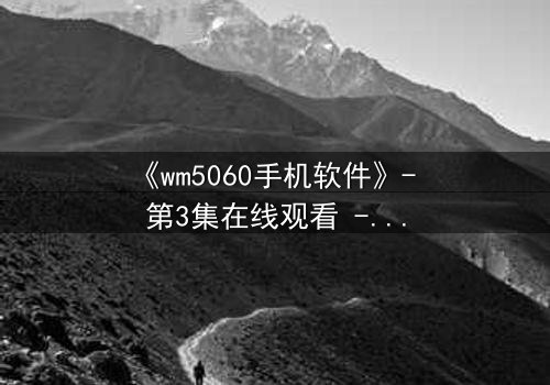 《wm5060手机软件》- 第3集在线观看 - 当代码掌控命运,你敢点开吗?
