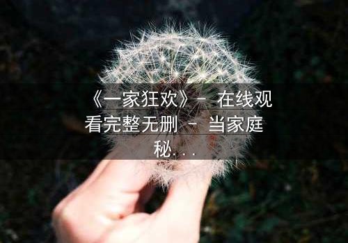 《一家狂欢》- 在线观看完整无删 - 当家庭秘密引爆狂欢之夜