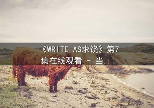 《WRITE AS求饶》第7集在线观看 - 当代码成为最后的救命稻草
