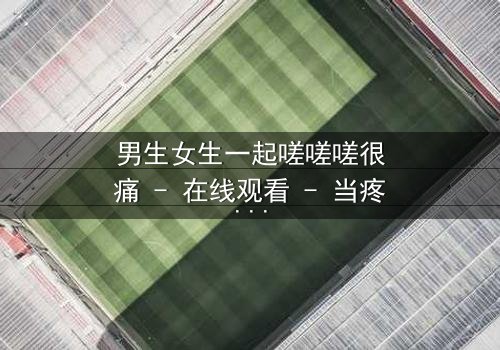 男生女生一起嗟嗟嗟很痛 - 在线观看 - 当疼痛成为爱情的试炼