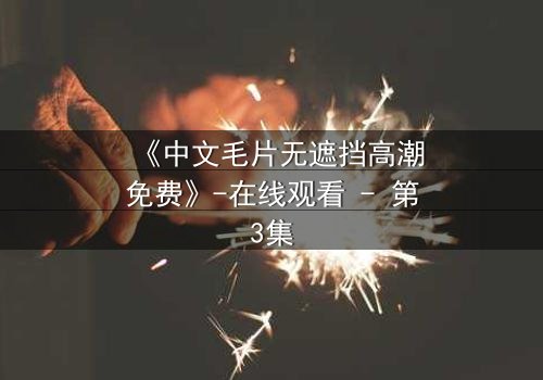 《中文毛片无遮挡高潮免费》-在线观看 - 第3集