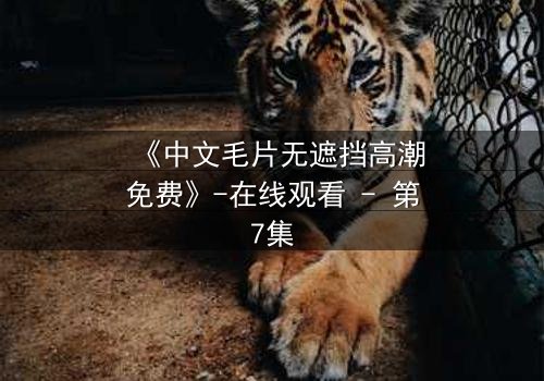 《中文毛片无遮挡高潮免费》-在线观看 - 第7集