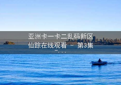 亚洲卡一卡二乱码新区仙踪在线观看 - 第3集- 揭开数字迷宫中的神秘仙踪