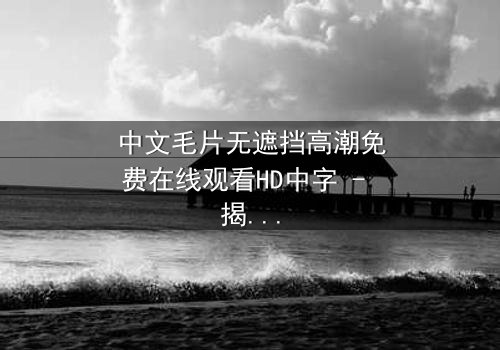 中文毛片无遮挡高潮免费在线观看HD中字 - 揭开禁忌之恋的终极真相