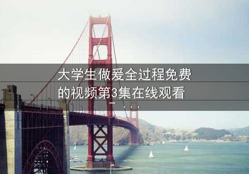 大学生做爰全过程免费的视频第3集在线观看 - 当纯爱遭遇现实考验